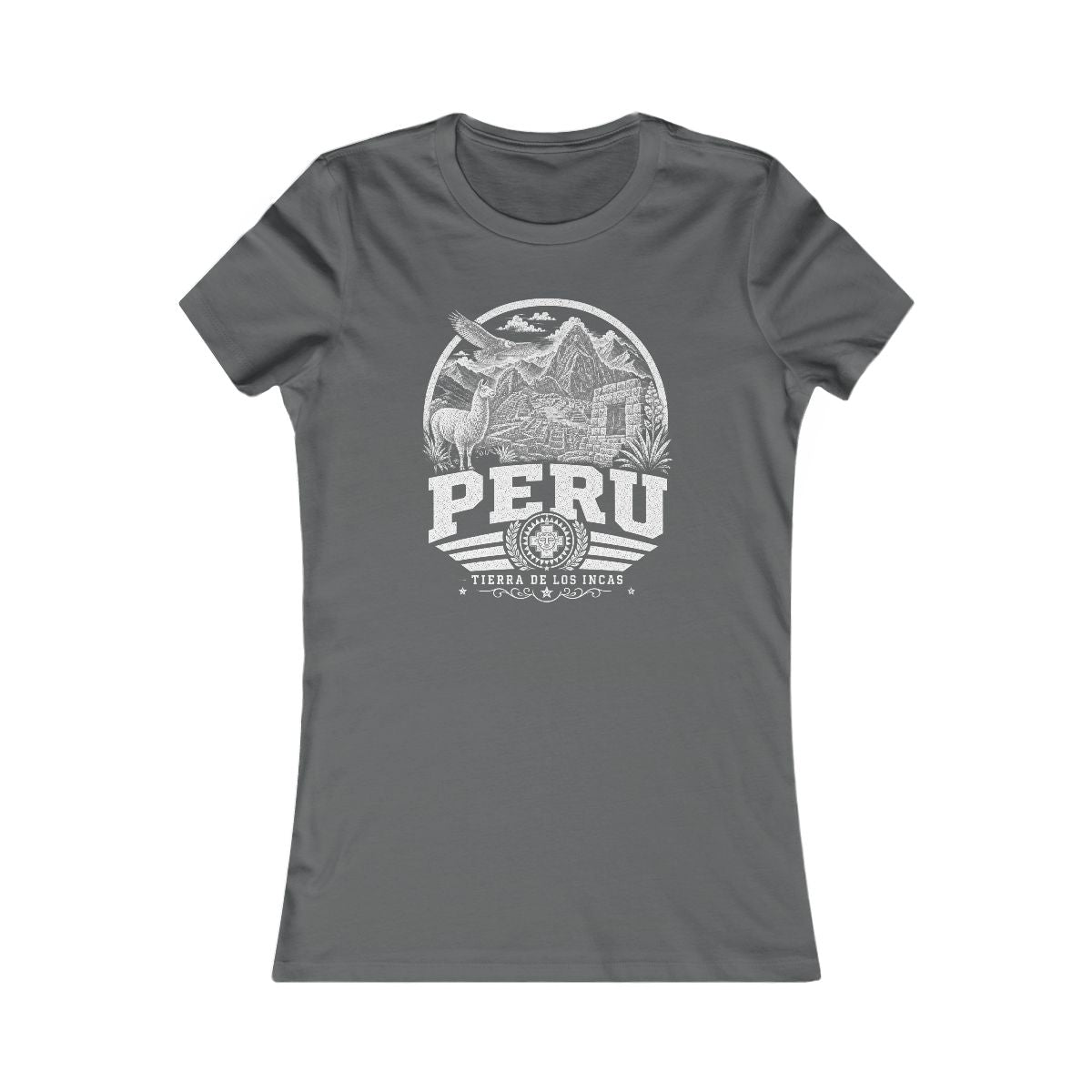 Peru women tee — Asphalt