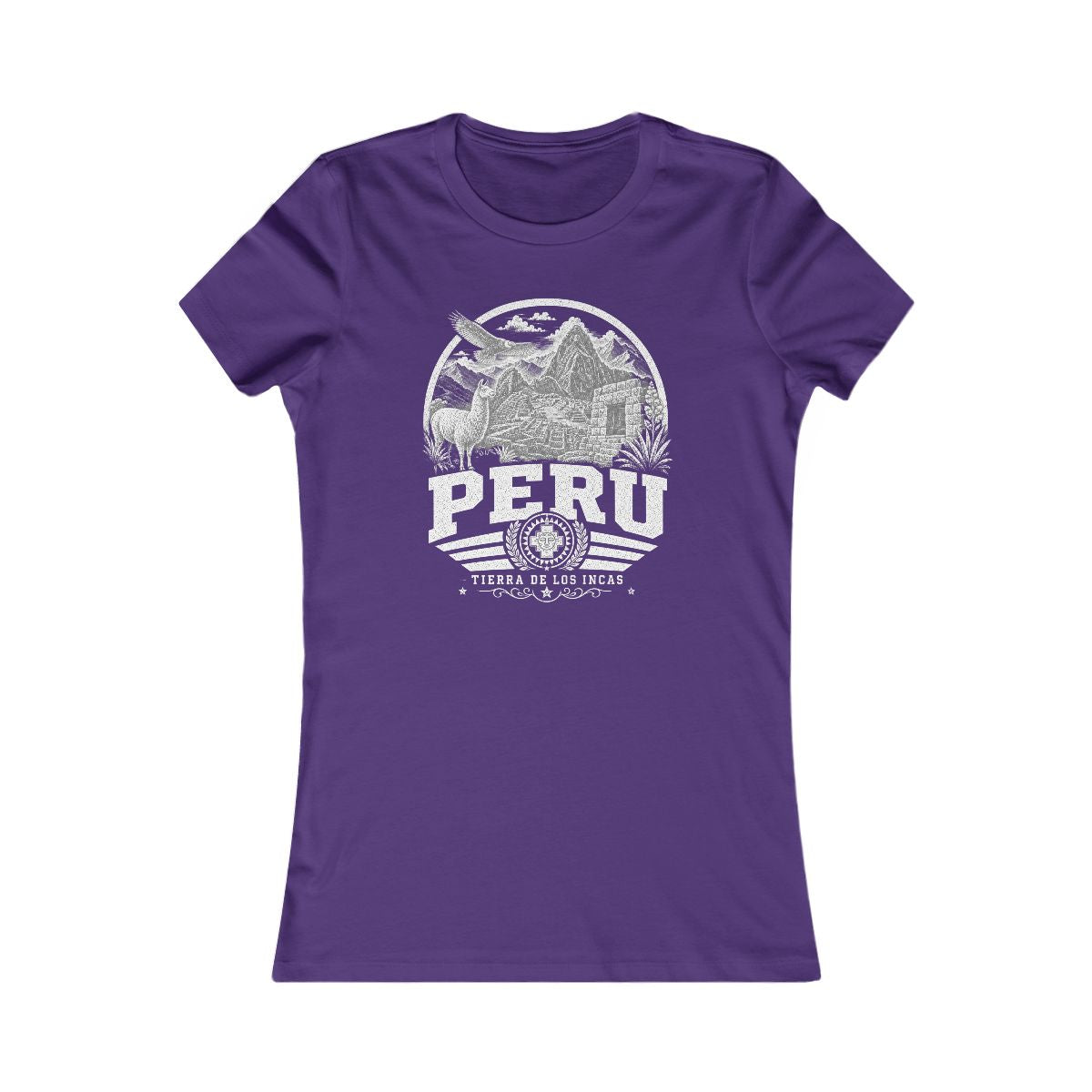 Peru women tee — Team Purple
