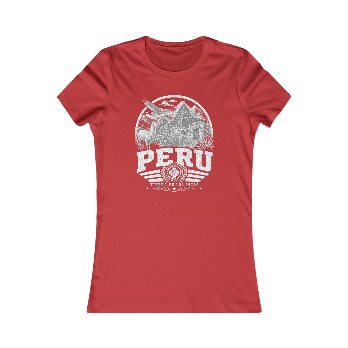 Peru women tee — Red