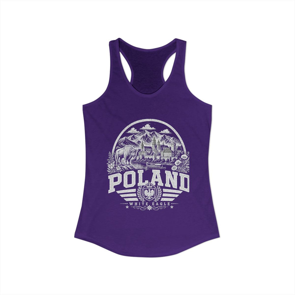 Poland vintage landmarks tank top — iconic landmark design | Nameshi Destinations (view 15)