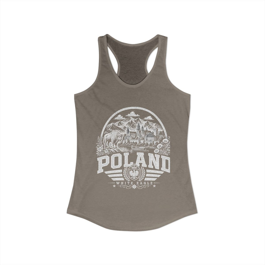 Poland vintage landmarks tank top — iconic landmark design | Nameshi Destinations (view 23)