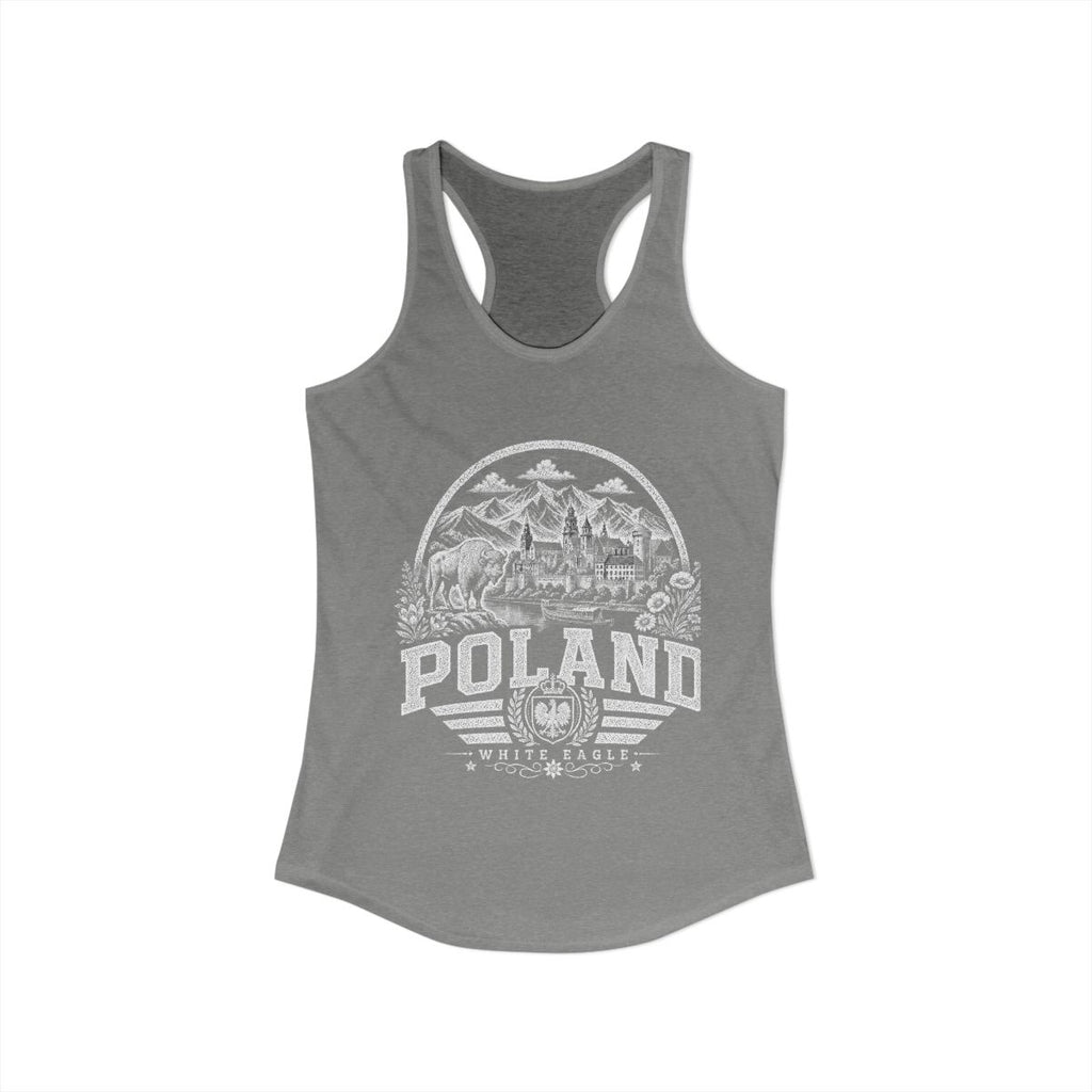 Poland vintage landmarks tank top — iconic landmark design | Nameshi Destinations (view 25)