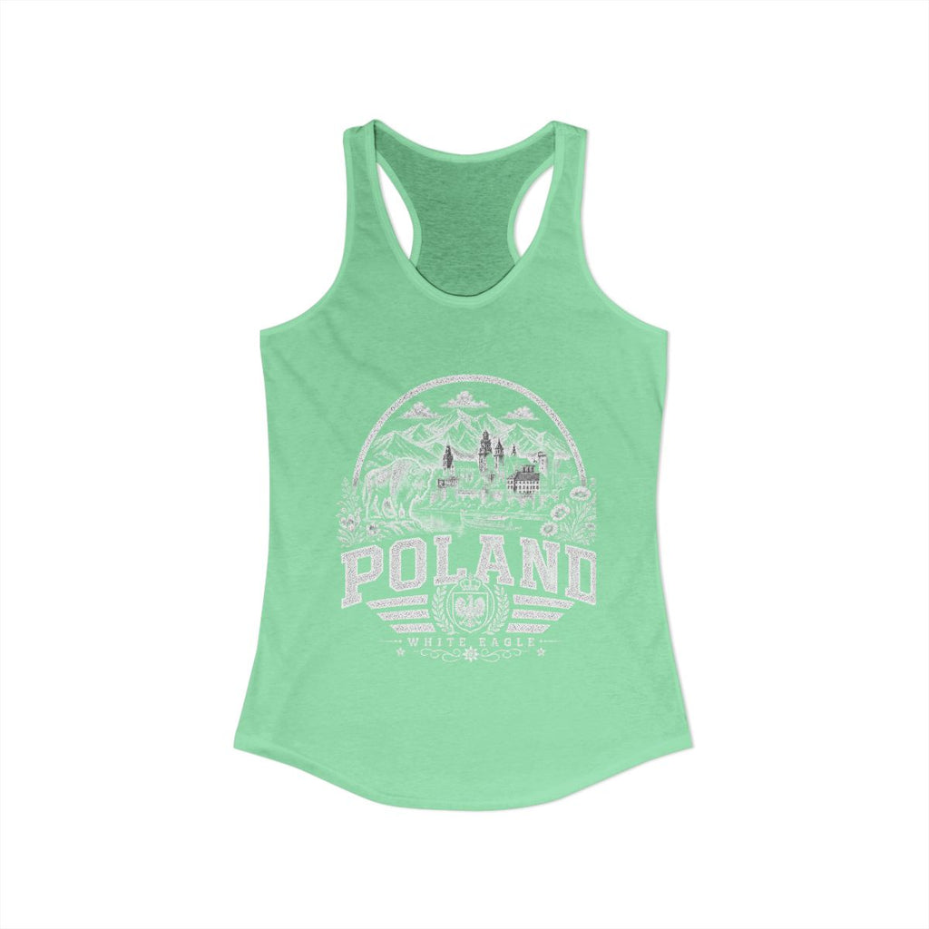 Poland vintage landmarks tank top — iconic landmark design | Nameshi Destinations (view 13)