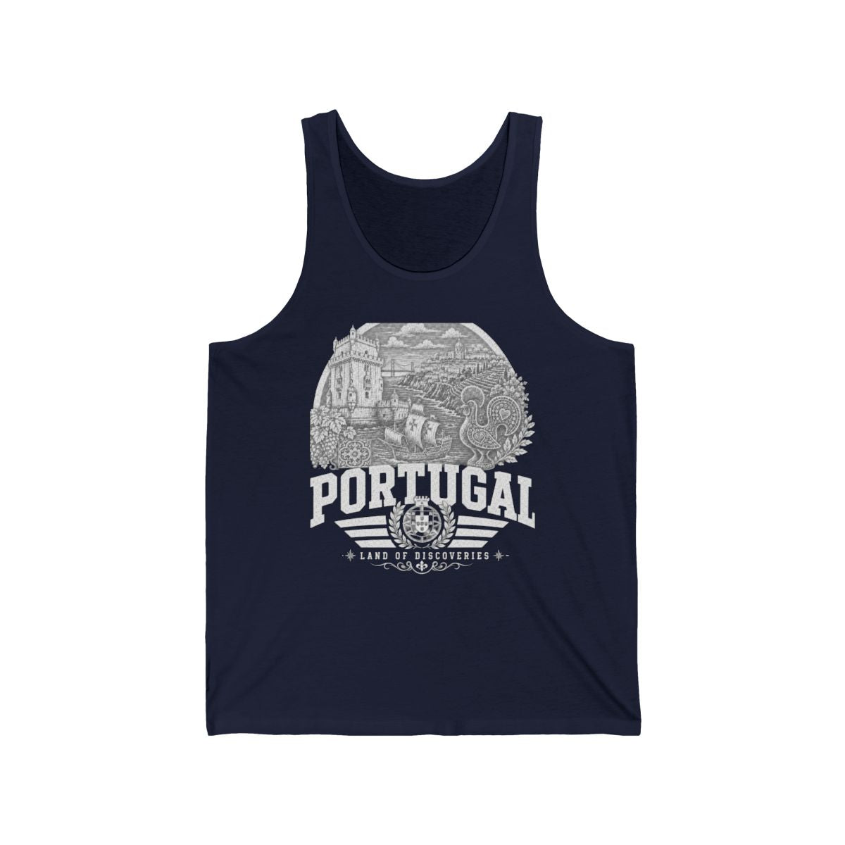 Portugal Men's Tank Top — Navy
