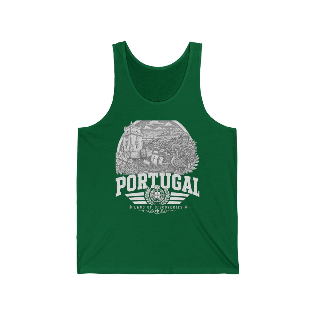 Portugal Men's Tank Top — Kelly (front)