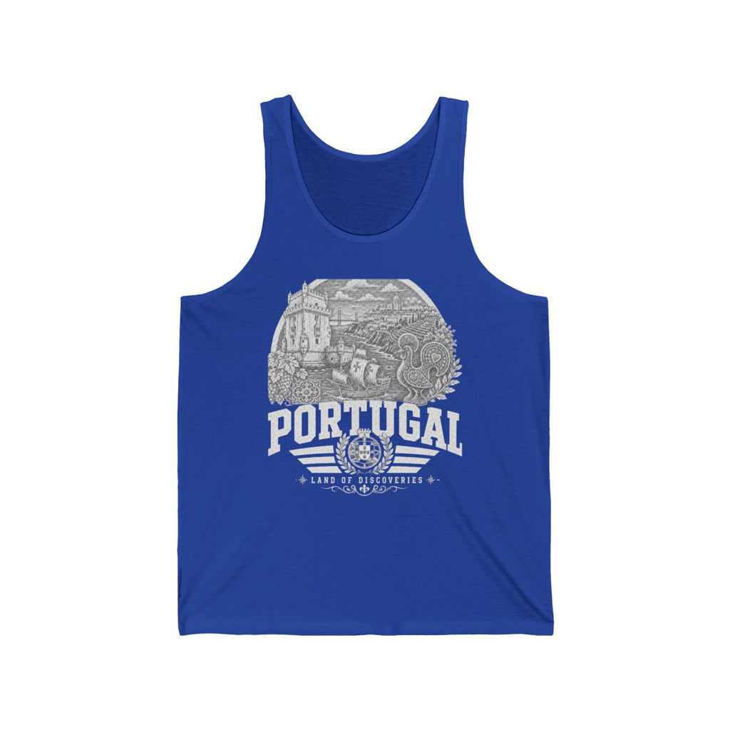 Portugal Men's Tank Top — True Royal (front)