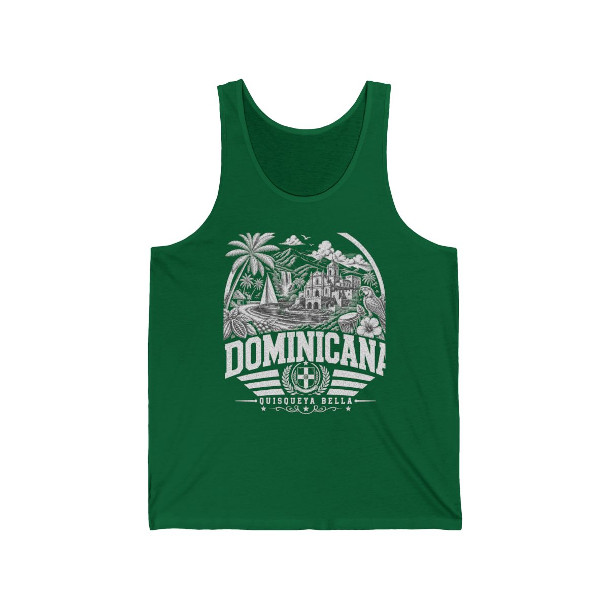 Republica Dominicana Men's Tank Top — Kelly