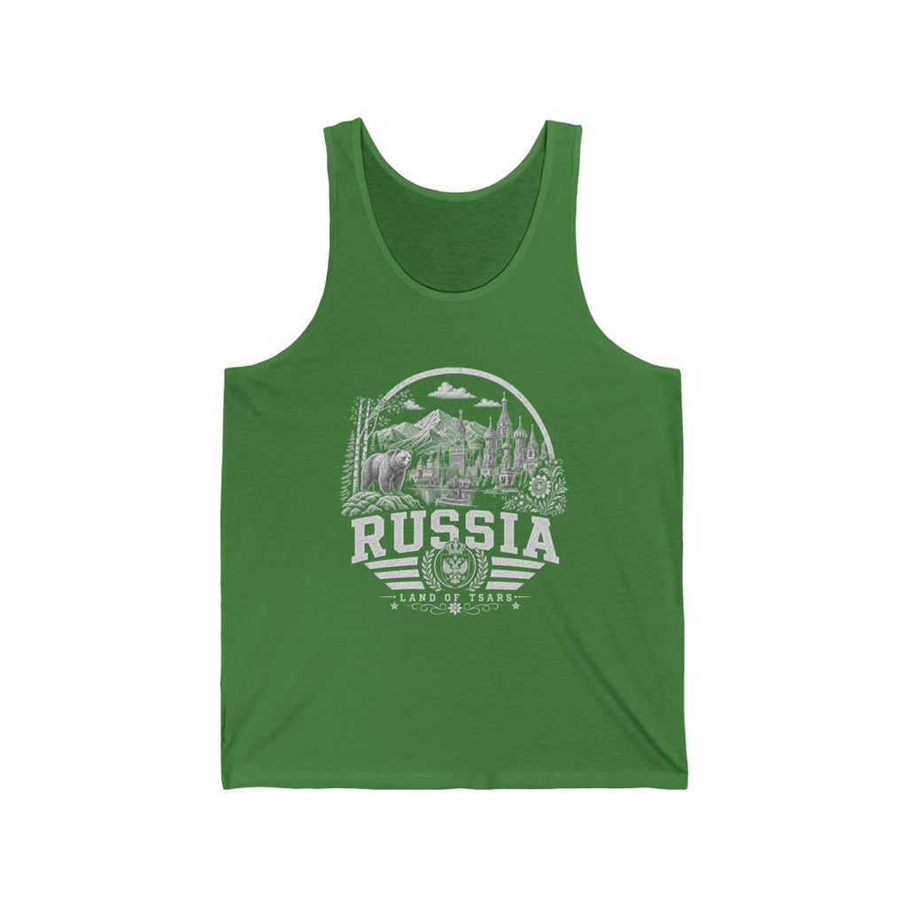Russia Men's Tank Top — Leaf (front)