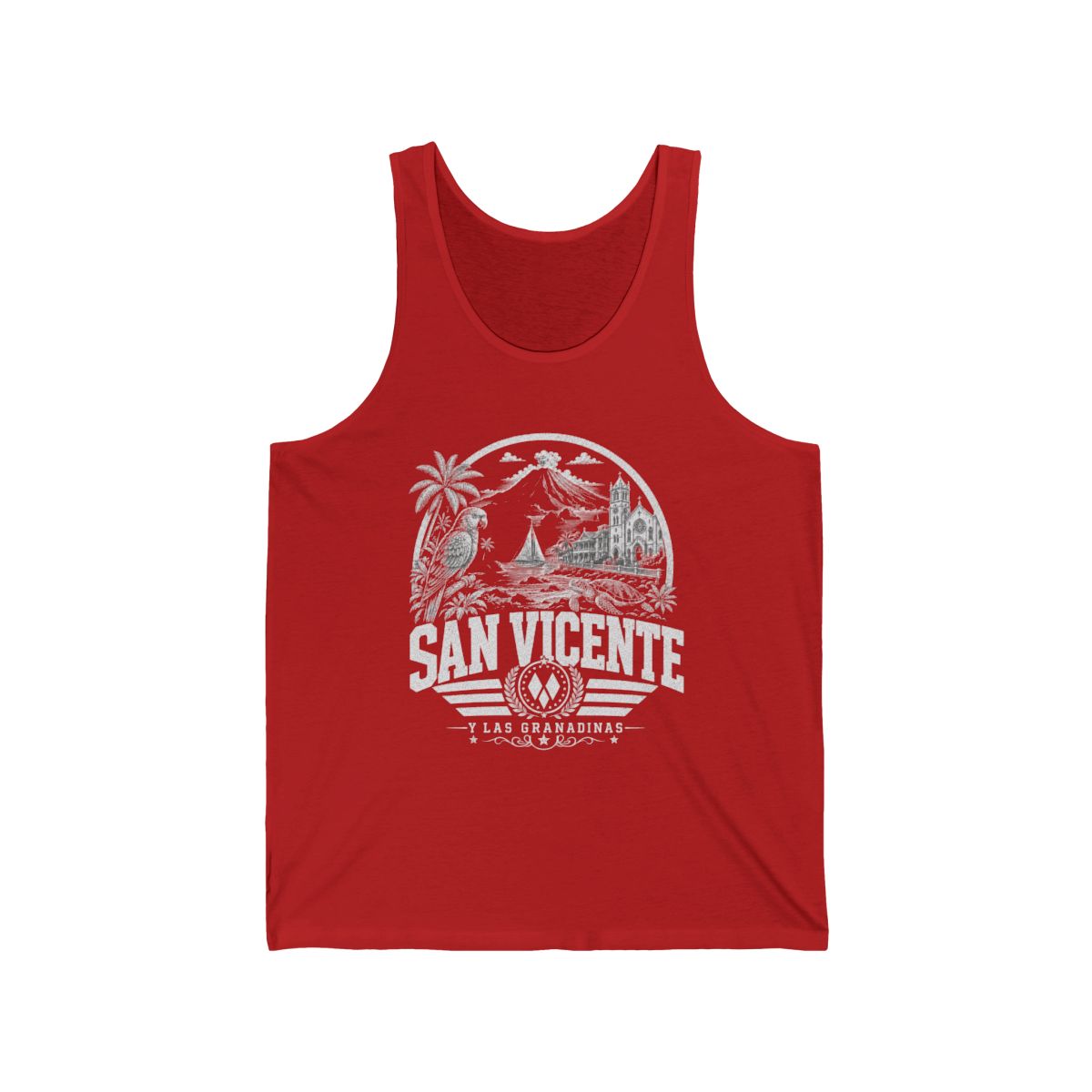 San Vicente vintage landmarks men's tee — iconic landmark design | Nameshi Destinations (view 8)