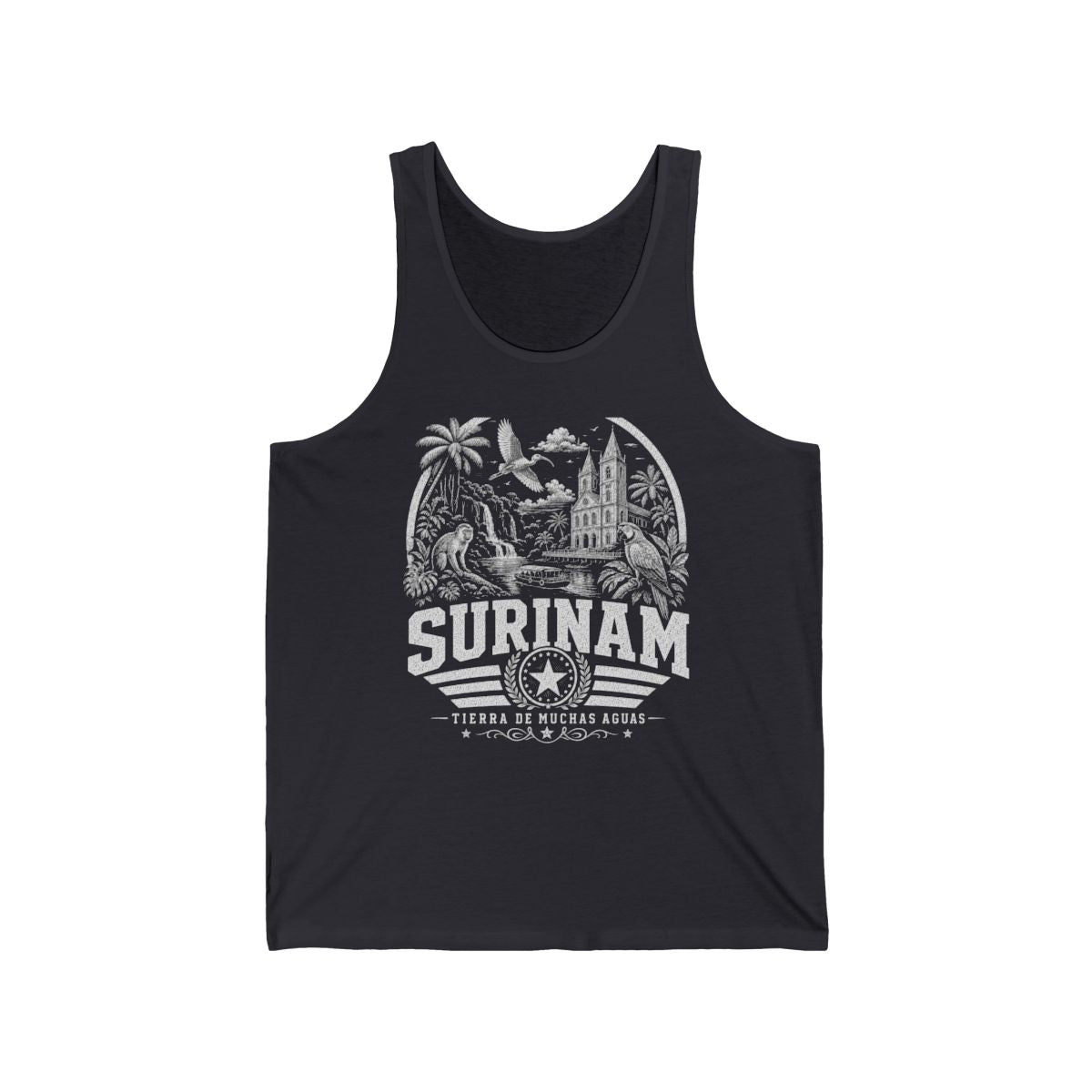 Surinam Men's Tank Top — Dark Grey