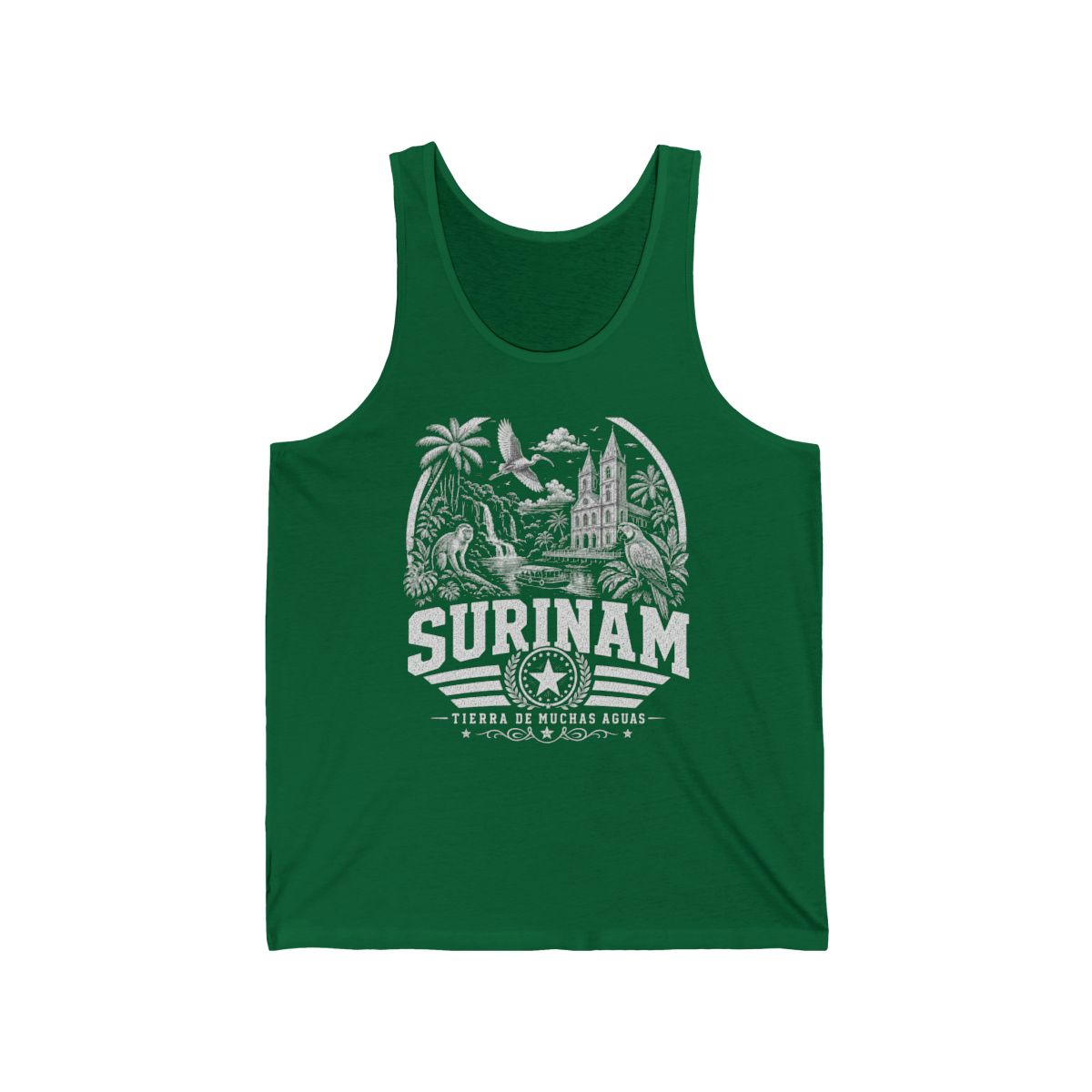 Surinam Men's Tank Top — Kelly