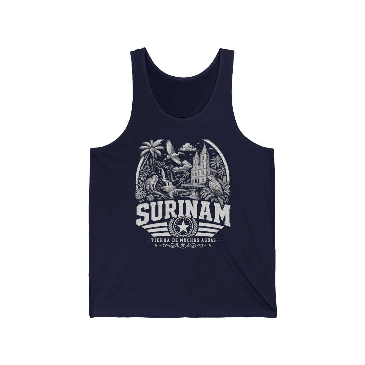 Surinam Men's Tank Top — Navy
