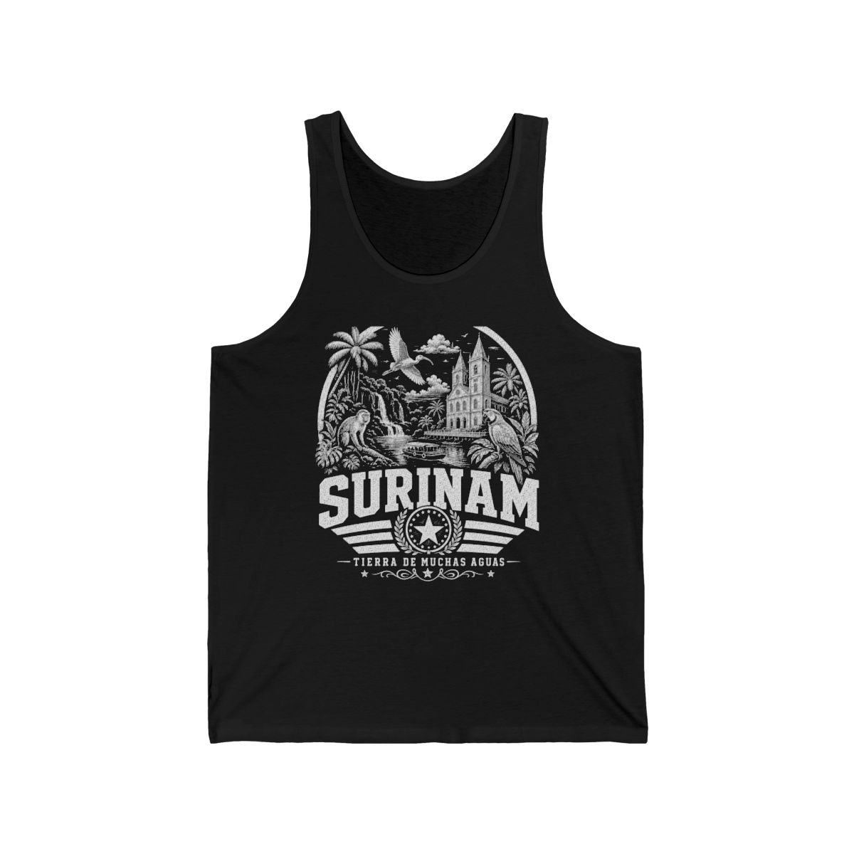 Surinam Men's Tank Top — Black