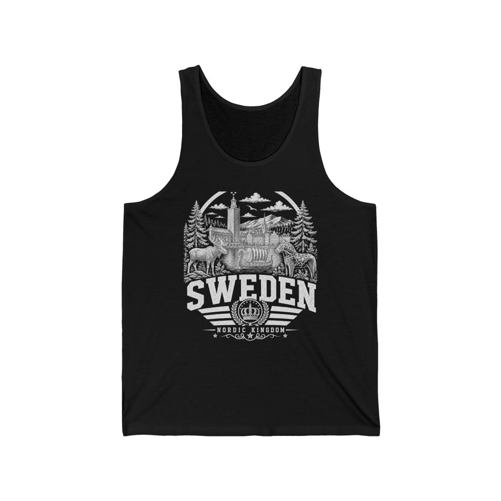 Sweden Men's Tank Top — Black