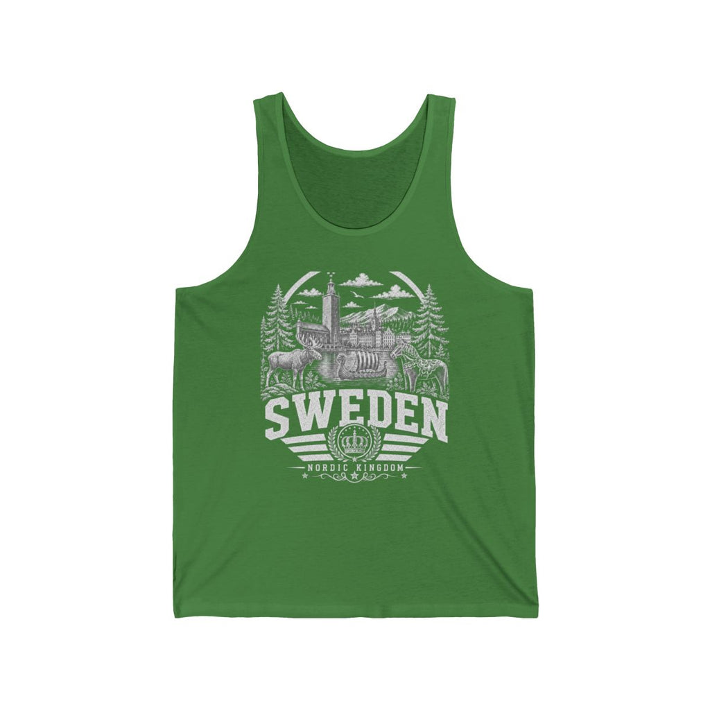Sweden Men's Tank Top — Leaf (front)