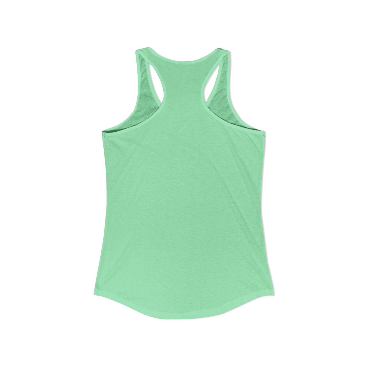 Turkey Women's Tank Top — Solid Mint (back)
