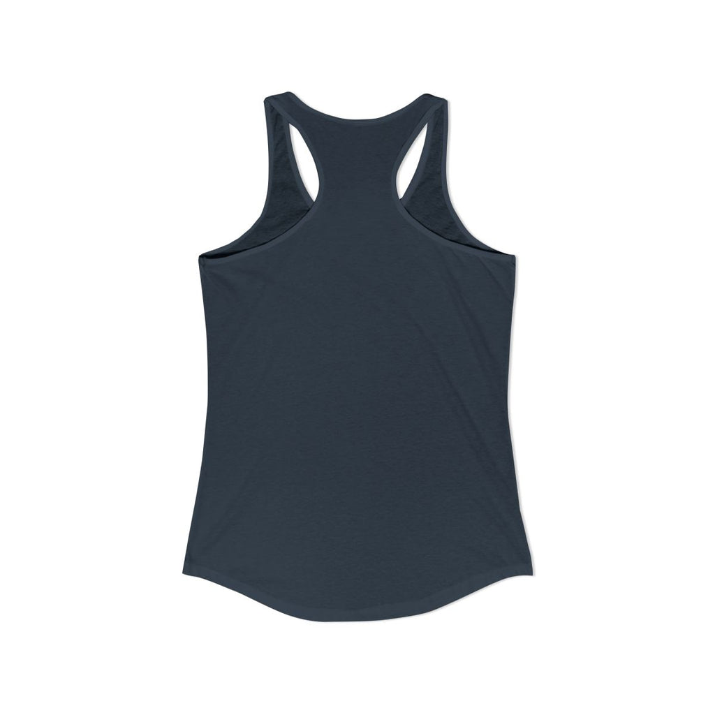 Turkey Women's Tank Top — Solid Indigo (back)