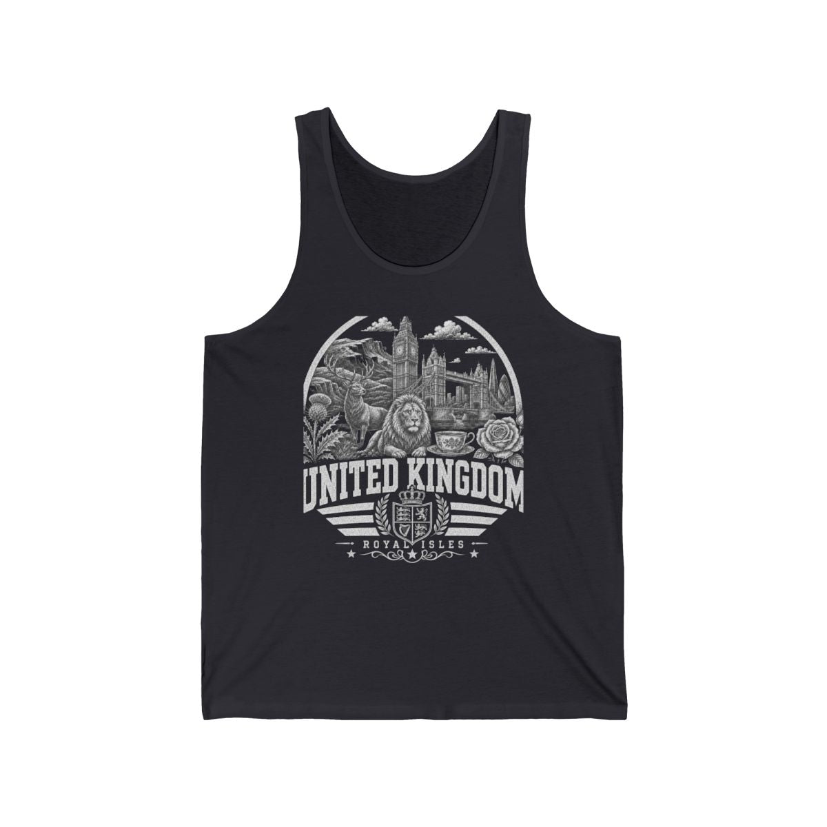 United Kingdom Men's Tank Top — True Royal