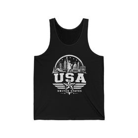 USA Vintage Landmarks Men's Tank Top